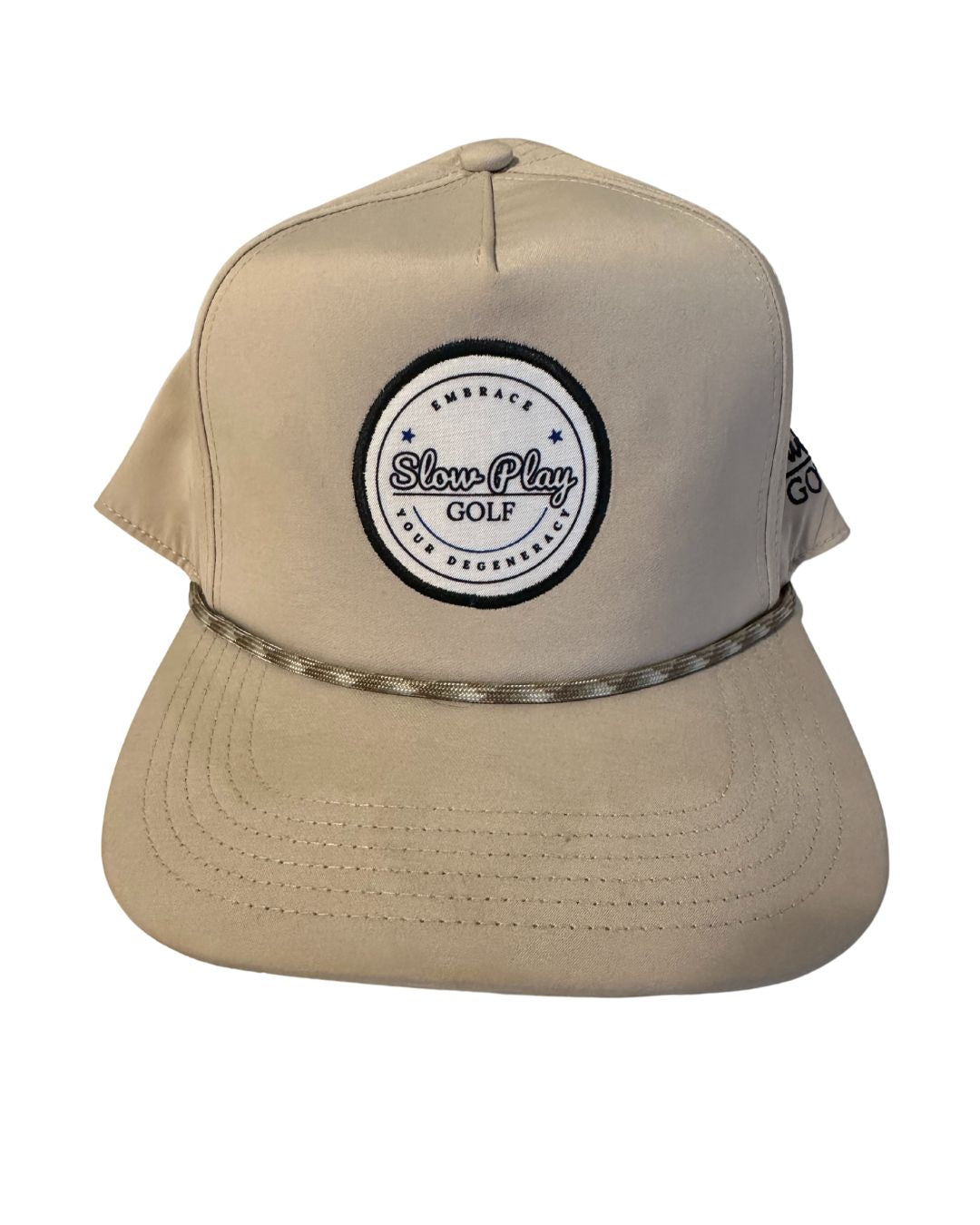 Slow Play Tan Golf Hat